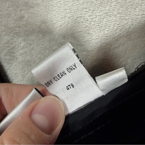 VTG Newport News Velvet Evening Dress Size 4 Black Y2K 90S Glam Dark Fairy Goth - Picture 7 of 11